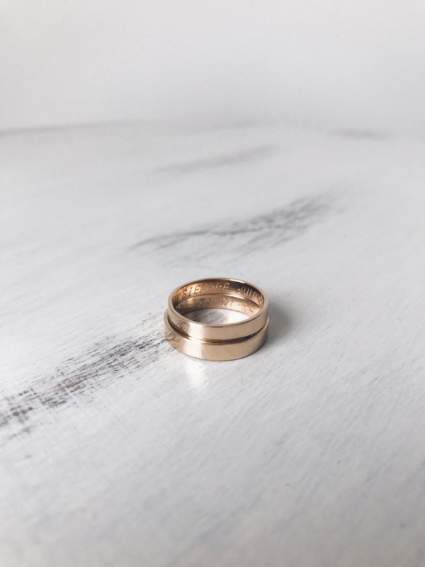 Alianza 4mm x 1mm - Oro 18k - Imagen 2