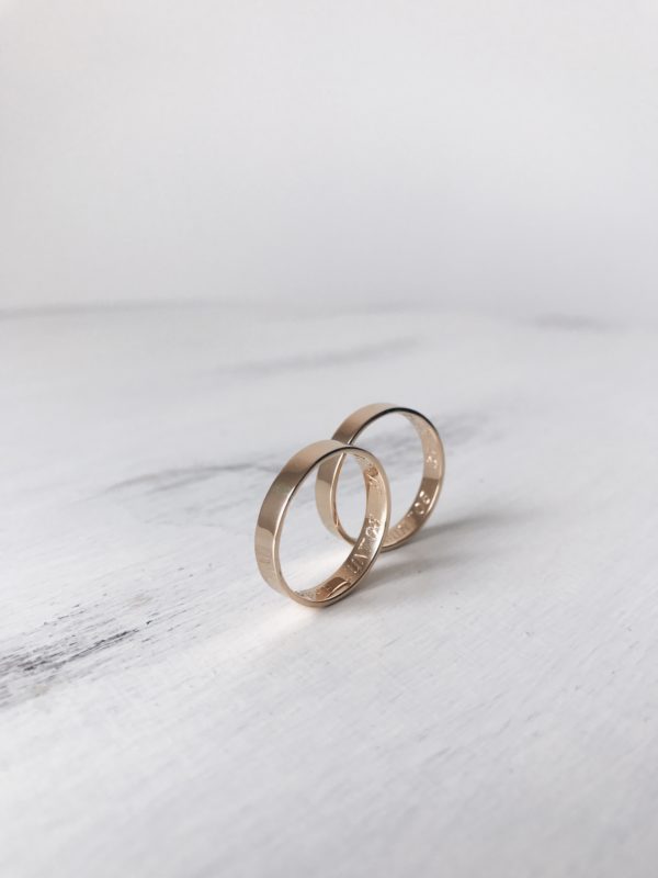 Alianza 4mm x 1mm - Oro 18k - Imagen 3