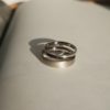 Alianza Media Caña Invertida Oro Blanco 18k Sin Rodio 2,5mm x 1,2mm - Imagen 9