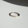 Alianza Media Caña Invertida Oro Blanco 18k Sin Rodio 2,5mm x 1,2mm - Imagen 3