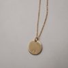 Gargantilla Placa Grabada Oro 18k - Imagen 3