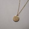Gargantilla Placa Grabada Oro 18k - Imagen 2