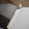 Punto de libro estrecho martelé Plata de Ley